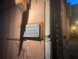 One entrance. at La Tabernita Mexicana in Corfu