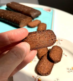 Vegan sudjukh made from seitan. One piece is never enough! You must try it! at Kolibri in Yerevan