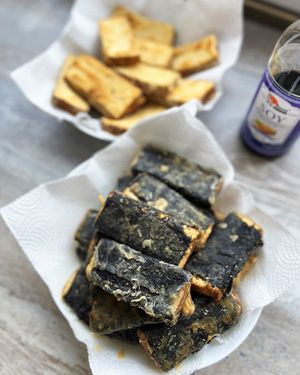 I bought the smoked tofu, added nori and soy sauce and made great vegan "fish" at Kolibri in Yerevan