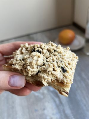 Made delicious vegan "sprats" pate with Kolibri smoked tofu. Just added flax oil, soy sauce and two sheets of nori and mixed.  at Kolibri in Yerevan