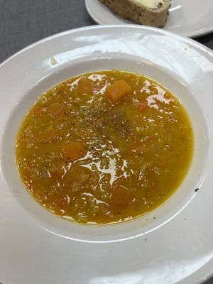 Scottish broth soup at Eat To The Beat in Aylesbury