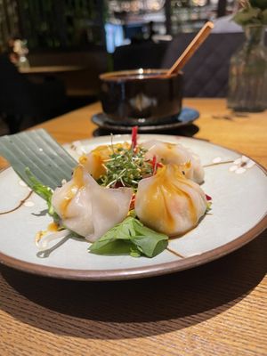 Vegan dumpling appetiser   at Zen Chay 2  in Cologne