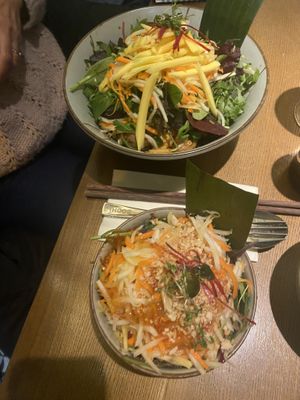 Papaya salad and pho  at Zen Chay 2  in Cologne