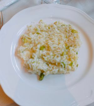 Risotto agli asparagi at Da Gennaro in Castelfranco Veneto