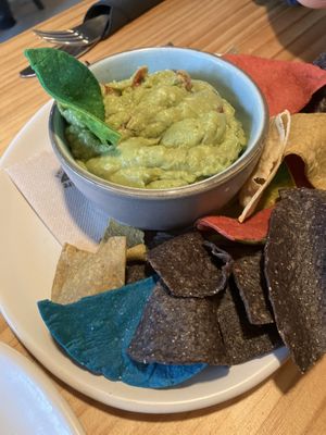 Guacamole con nachos  at Nordest Cafè in Puigcerda