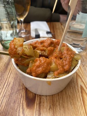 Patates braves  at Nordest Cafè in Puigcerda