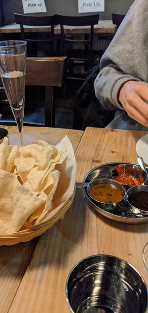 Popadoms at Bambukat in Sheffield