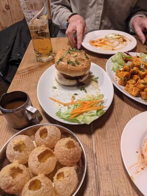 Pani puri at Bambukat in Sheffield