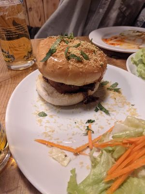 Vada pav at Bambukat in Sheffield