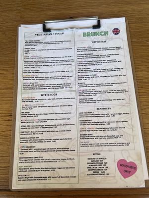 Lots of vegan options to choose from!   at Wowzer Brunch and Coffee in Castelldefels