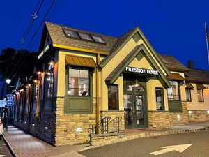 Outside at Prestige Diner & Restaurant in New Providence