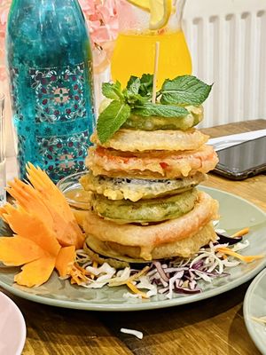 Vegetable tempura at Taste of Thailand in Sheffield