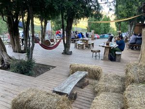 outside seating at Ruta al Conguillio in Melipeuco