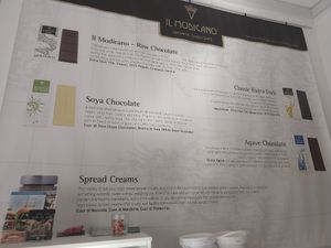 "Menu" (Information about their products) at Il Modicano in Modica