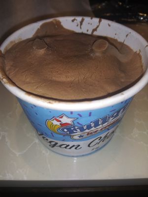 Half pint vegan choc ice cream at Midnight Cookie - Downtown Seattle in Seattle