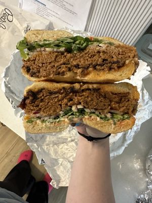 New New York with no peppers and vegan Russian instead of horseradish Mayo  at Pearl's Bagels & Bakery in Albany