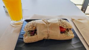 Avocado Sandwich 6 € at Karma in Lefkada