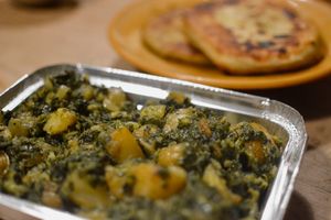 Saag Aloo  at Eden Vegan Kitchen in Leiria