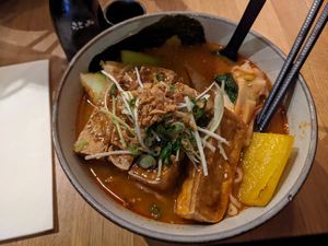 Spicy Veggie Tofu Miso at Takumi Ramen Kitchen in Vienna
