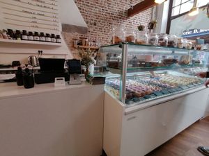 Order counter at Les Cup'inn in Namur
