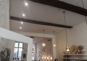 inside at Les Cup'inn in Namur