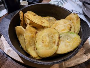 Zucchini chips at Mint in Kriva Palanka