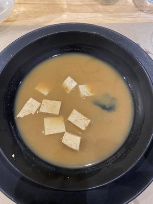 Miso soup at TERRA in Funchal