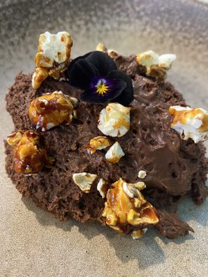 Vegan chocolate mousse   at TERRA in Funchal