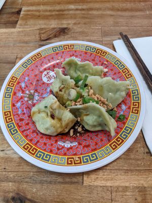 vegan raviolis at Trantranzai - Châtele in Paris