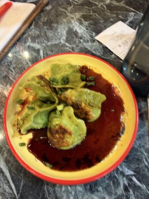 vegan dumplings  at Trantranzai - Châtele in Paris