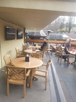 Nice deck at Tennessee Jed's in Gatlinburg