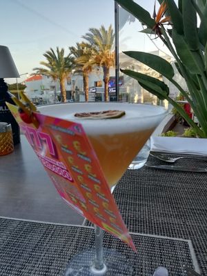 Cocktail + scratchcard to win some euros at The Market Restaurant in Albufeira