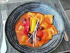 Ravioli at The Market Restaurant in Albufeira