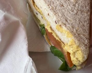 Tramezzino con affettato vegano  at Arcadia Caffe in Pisa