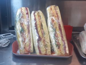 Sandwiches at Arcadia Caffe in Pisa