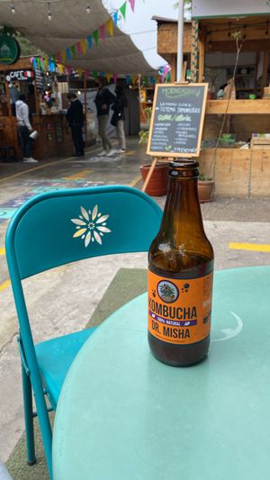 Lovely outdoor area in a local market   at Supanta in Lima