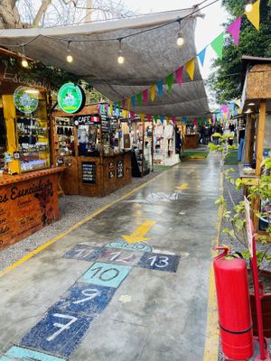 Inside the market   at Supanta in Lima