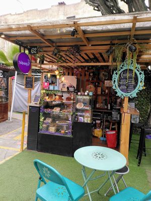 Food stand at Supanta in Lima