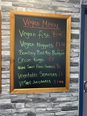 Lots of choice!   at Walkers Quality Fish & Chips in Aberdovey