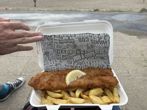   at Walkers Quality Fish & Chips in Aberdovey