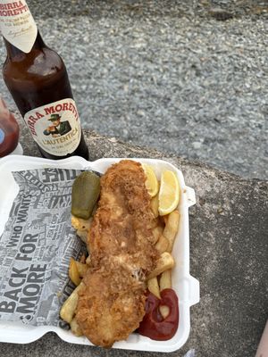   at Walkers Quality Fish & Chips in Aberdovey