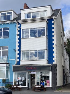 Shop front  at Walkers Quality Fish & Chips in Aberdovey