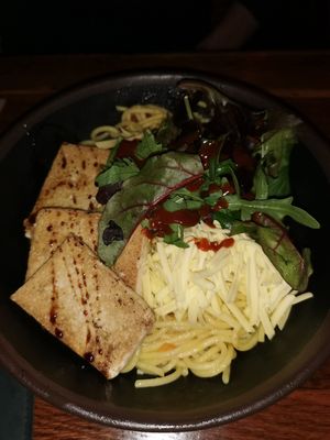 Safran-Vanille-Pasta mit Tofu at Lunchbox Eatfresher in Rostock