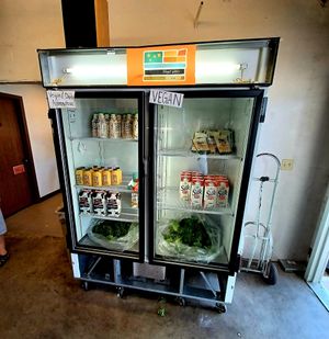 The VEGAN freege!! at Vindeket Foods in Fort Collins