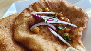 Chole Bhature at Indian Food Junkiz in Launceston