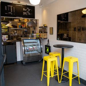  at A. T. M. Vegan Deli in Brooklyn