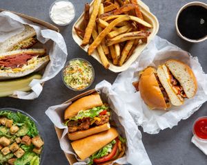   at A. T. M. Vegan Deli in Brooklyn