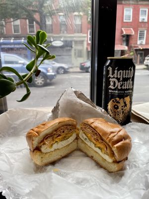 H.E.C.  at A. T. M. Vegan Deli in Brooklyn