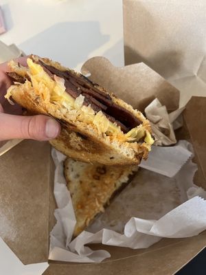 Reuben   at A. T. M. Vegan Deli in Brooklyn