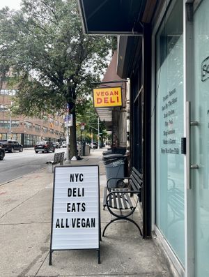 Storefrontt  at A. T. M. Vegan Deli in Brooklyn